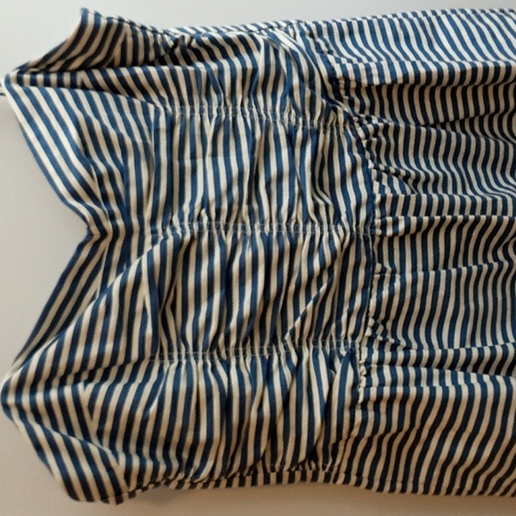 Polo Ralph Lauren Blue And White Stripe Size 12 Dress - Picture 2 of 6